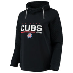 Chicago Cubs Levelwear Women's Vega Funnel Neck Raglan Pullover Sweatshirt Online