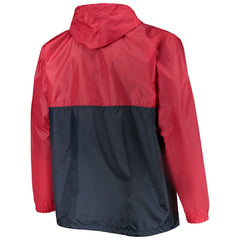 Washington Capitals Big & Tall Anorak Half-Zip Pullover Hoodie - Red | NHL near me