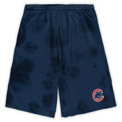 Chicago Cubs Big & Tall Tye Dye Fleece Shorts Near Me