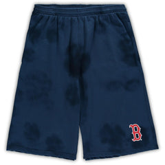 Boston Red Sox Big & Tall Tye Dye Fleece Shorts Outlet