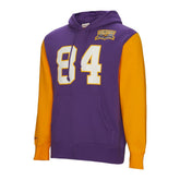 Randy Moss Minnesota Vikings Retired Player Name & Number Pullover Hoodie - Purple - Mitchell & Ness