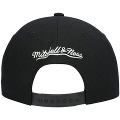Mitchell & Ness Atlanta Hawks Hardwood Classics Script 2.0 Snapback Hat Black