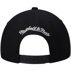 Mitchell & Ness Golden State Warriors Hardwood Classics Script 2.0 Snapback Hat Black
