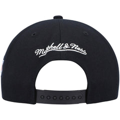 Mitchell & Ness New York Knicks Hardwood Classics Script 2.0 Snapback Hat Black