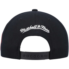 Mitchell & Ness Toronto Raptors Hardwood Classics Script 2.0 Snapback Hat Black