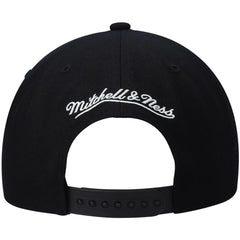 Mitchell & Ness Utah Jazz Hardwood Classics Script 2.0 Snapback Hat Black