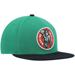 Mitchell & Ness Boston Celtics Hardwood Classics Team Two-Tone 2.0 Snapback Hat Kelly Green/Black