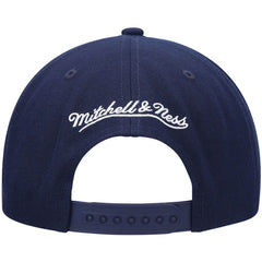 Mitchell & Ness Golden State Warriors Hardwood Classics Team Ground 2.0 Snapback Hat Navy
