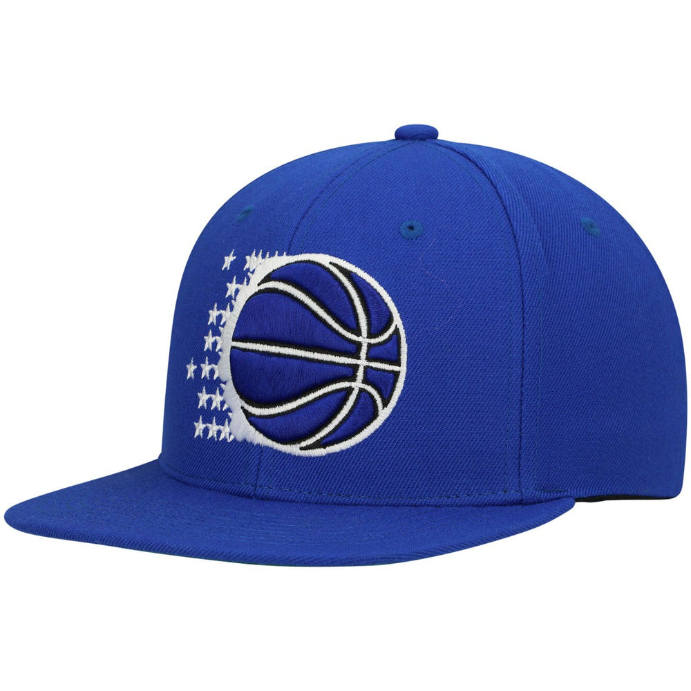 Mitchell & Ness Orlando Magic Hardwood Classics Team Ground 2.0 Snapback Hat Blue