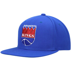 Mitchell & Ness Sacramento Kings Hardwood Classics Team Ground 2.0 Snapback Hat Blue