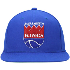 Mitchell & Ness Sacramento Kings Hardwood Classics Team Ground 2.0 Snapback Hat Blue