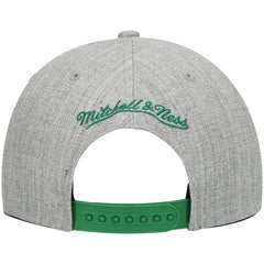 Mitchell & Ness Dallas Mavericks Hardwood Classics Team 2.0 Snapback Hat Heathered Gray