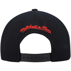 Mitchell & Ness Toronto Raptors Team Two-Tone 2.0 Snapback Hat Black/Red