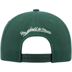 Mitchell & Ness Milwaukee Bucks Ground 2.0 Snapback Hat Hunter Green
