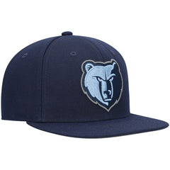 Mitchell & Ness Memphis Grizzlies Ground 2.0 Snapback Hat Navy