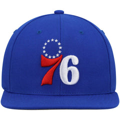 Mitchell & Ness Philadelphia 76ers Ground 2.0 Snapback Hat Royal