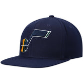 Mitchell & Ness Utah Jazz Ground 2.0 Snapback Hat Navy