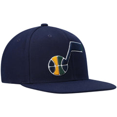 Mitchell & Ness Utah Jazz Ground 2.0 Snapback Hat Navy