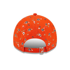 Cleveland Browns New Era Women's Floral 9TWENTY Adjustable Hat - Orange - NFL