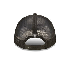 Las Vegas Raiders New Era Women's Team Trucker 9FORTY Snapback Hat - Black - NFL