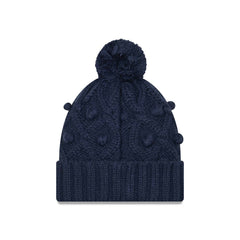 Tennessee Titans New Era Women's Toasty Cuffed Knit Hat with Pom - Navy - NFL