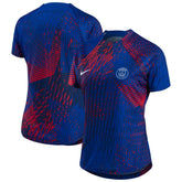 Nike - Paris Saint-Germain Women's 2022 Pre-Match Top - Blue