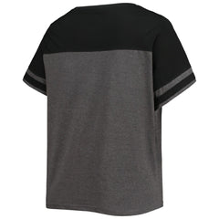 Miami Marlins Women's Plus Size Colorblock T-Shirt Discount