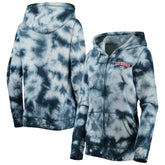Washington Nationals New Era Women's Tie-Dye Full-Zip Hoodie Discount