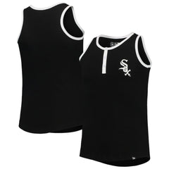 Chicago White Sox New Era Girls Youth Henley Tank Top Online