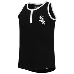 Chicago White Sox New Era Girls Youth Henley Tank Top Online