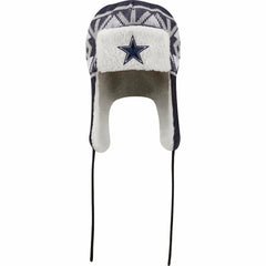 Dallas Cowboys New Era Knit Trapper Hat - Navy - NFL