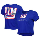 New York Giants New Era Women's Historic Champs T-Shirt - Royal - NFL