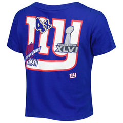 New York Giants New Era Women's Historic Champs T-Shirt - Royal - NFL