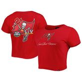 Tampa Bay Buccaneers New Era Women's Historic Champs T-Shirt - Red - NFL