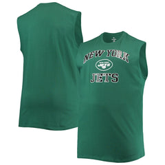 New York Jets Big & Tall Muscle Tank Top - Green - NFL