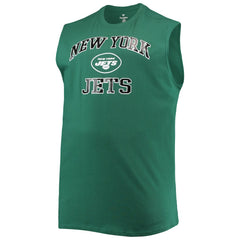 New York Jets Big & Tall Muscle Tank Top - Green - NFL
