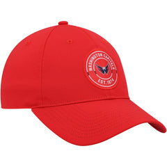 Washington Capitals adidas Team Circle Slouch Adjustable Hat - Red | Adidas near me