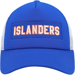 New York Islanders adidas Team Plate Trucker Snapback Hat - Royal/White | Adidas discount