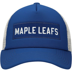 Toronto Maple Leafs adidas Team Plate Trucker Snapback Hat - Blue/White | Adidas sale