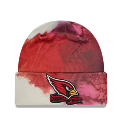 Arizona Cardinals New Era 2022 Sideline Ink Dye Cuffed Knit Hat - Cardinal - NFL
