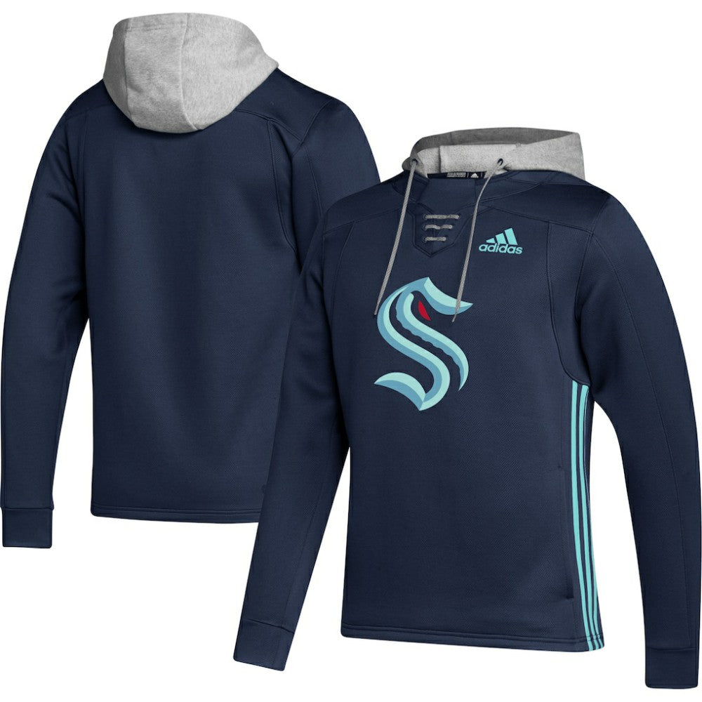 Seattle Kraken adidas Skate Lace Primeblue Team Pullover Hoodie - Deep Sea Blue | Adidas online