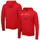 Tampa Bay Buccaneers New Era Ink Dye Pullover Hoodie - Red - NFL