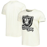 Las Vegas Raiders New Era Sideline Chrome T-Shirt - Cream - NFL