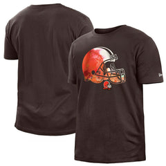 Cleveland Browns New Era 2022 Sideline Ink Dye T-Shirt - Brown - NFL