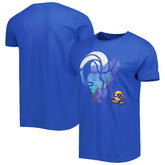 Los Angeles Rams New Era 2022 Sideline Ink Dye T-Shirt - Royal - NFL