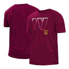 Washington Commanders New Era 2022 Sideline Ink Dye T-Shirt - Burgundy - NFL