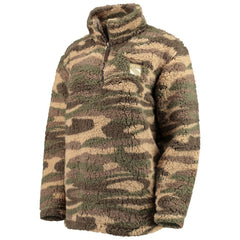 New York Rangers G-III Sports by Carl Banks Women's Sherpa Quarter-Zip Jacket - Camo | NHL on sale