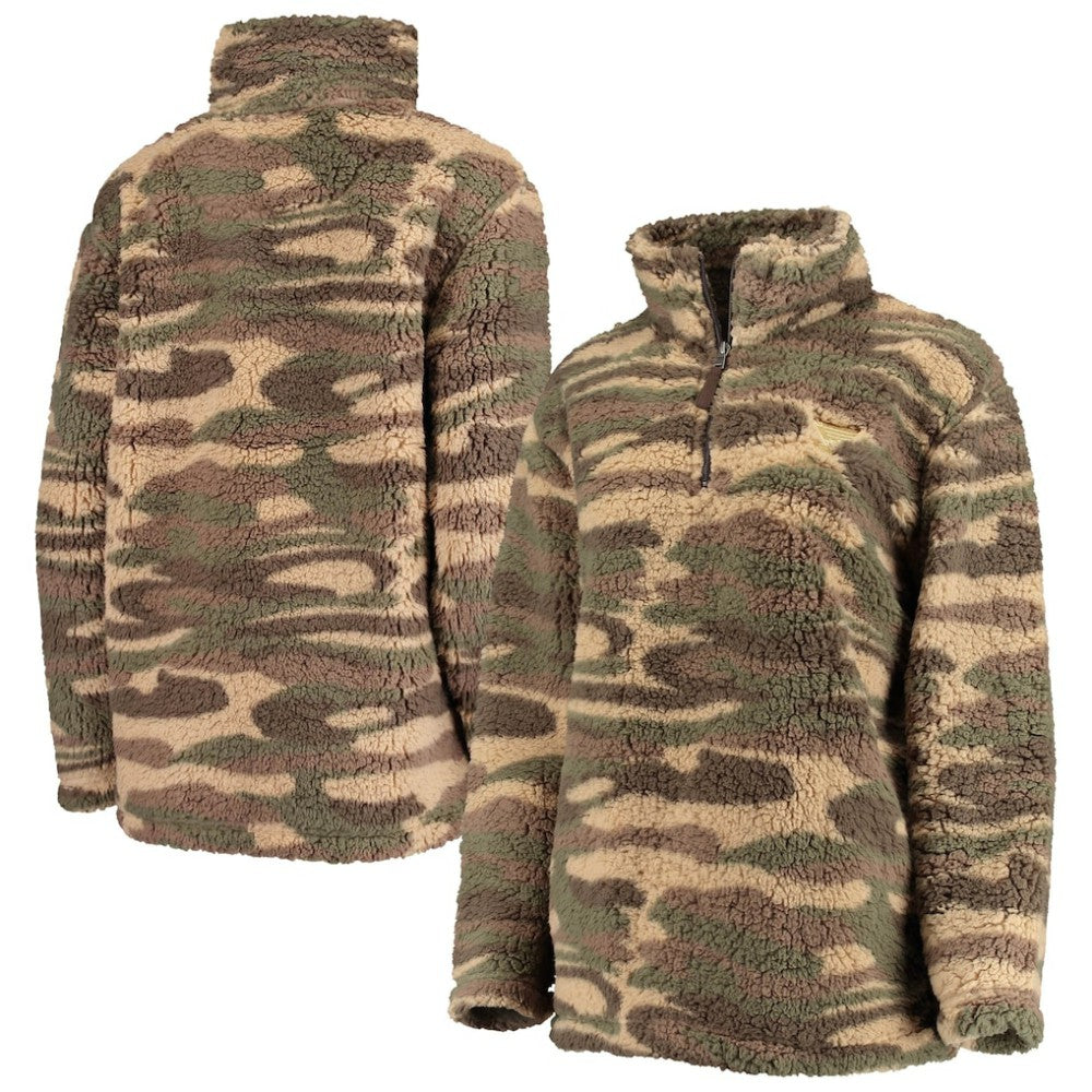 St. Louis Blues G-III Sports by Carl Banks Women's Sherpa Quarter-Zip Jacket - Camo | NHL online