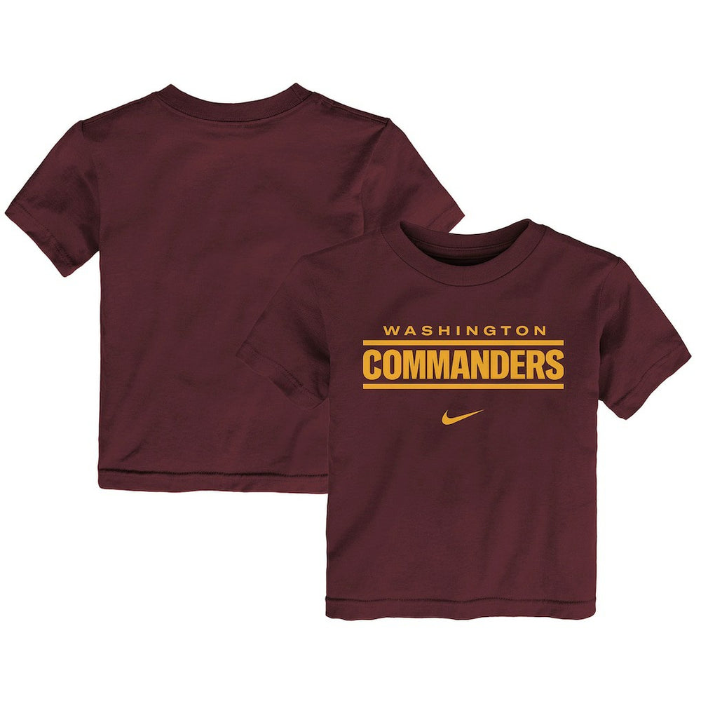Washington Commanders Preschool Wordmark T-Shirt - Burgundy - Nike