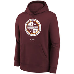 Washington Commanders Youth Alternate Logo Pullover Hoodie - Burgundy - Nike